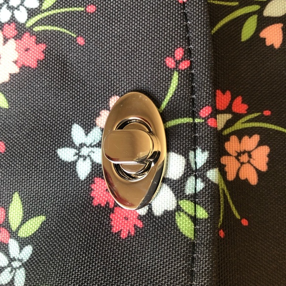 New Lilly Bit Diaper Bag Clutch Convertible Folding Shoulder Strap Changing Pad - Picture 10 of 12